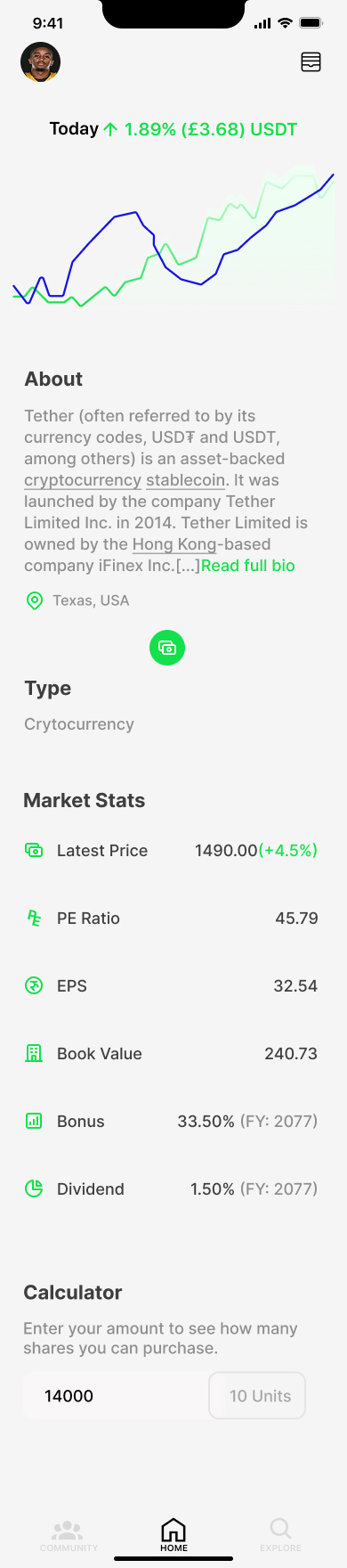 DashBlade — Page détaillée