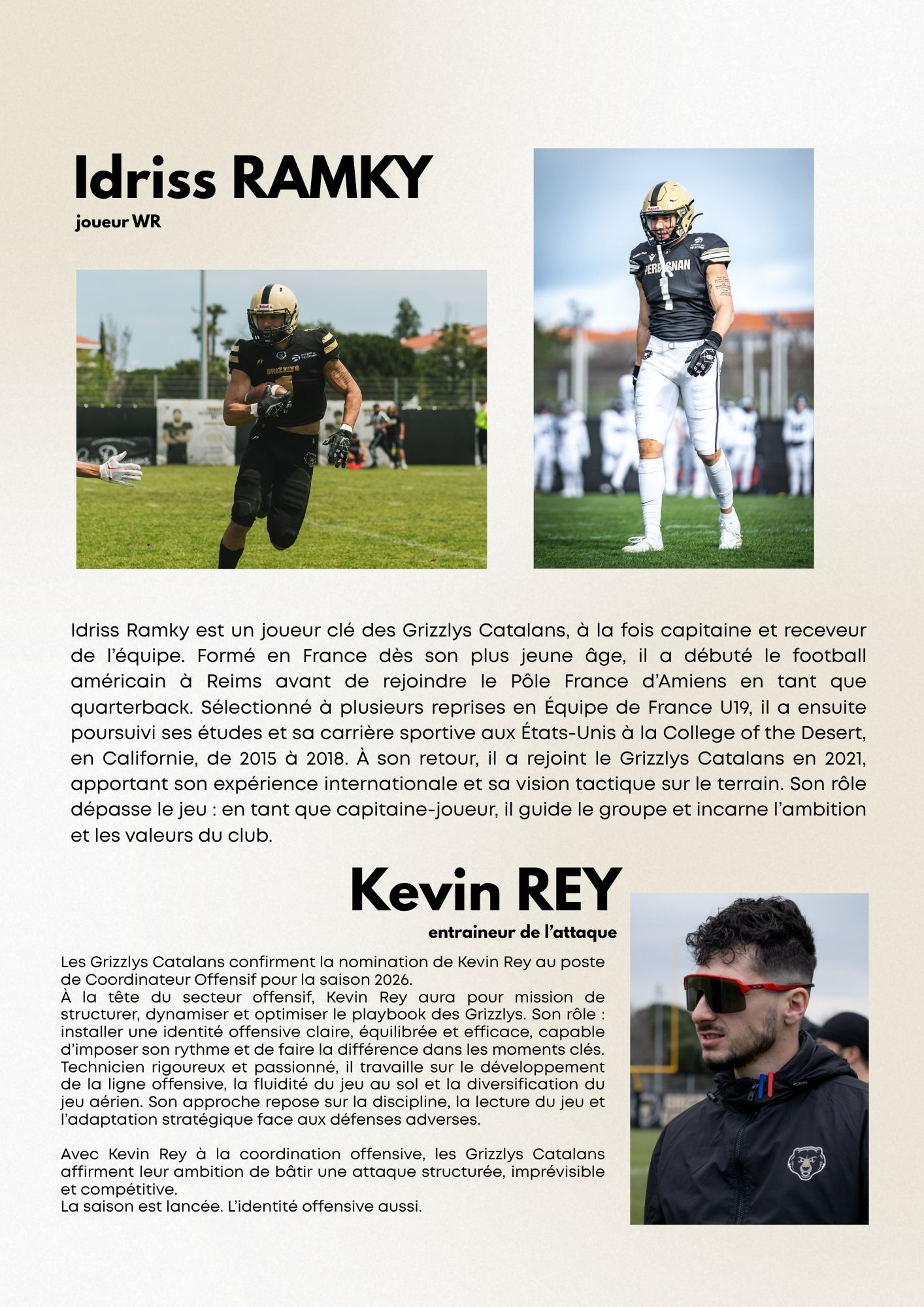Page 2 — Présentation du Club + Coach Farid Kachour